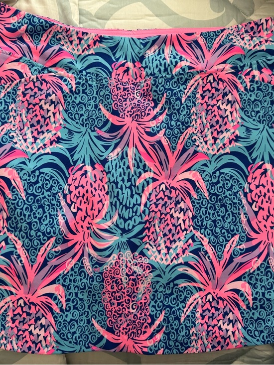 Lilly Pulitzer Pants - LILLY PULITZER MONICA GOLF SKORT TROPIC DOWN UNDER 12 EUC